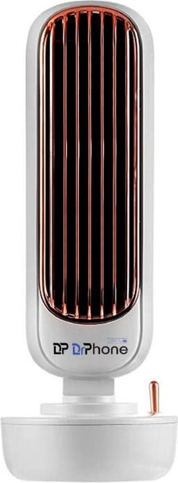 DrPhone CLU3 – Bevochtigende Ventilator Toren – Drie Snelheden – Sproeifunctie – 60 Windgeleidingsbladen – Ruimtebesparend - Wit — thumbnail 2