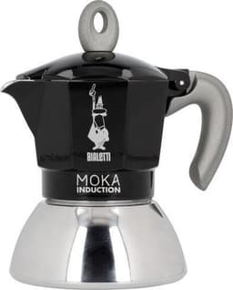 Bialetti Moka Inductie Zwart - 2-kops - 100ml + Bialetti Koffie Proefpakket 3 x 250gr — thumbnail 3
