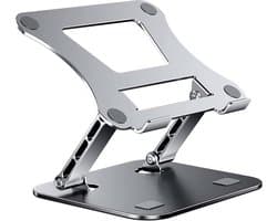 Universele Aluminium LB-553 opvouwbare Laptop Standaard 9,7 tot 17 inch - Laptop Houder - Tafel / Bureau Houder - Geschikt voor Macbook / Laptop / Notebook voor Thuiswerken en op Kantoor - Laptop steun