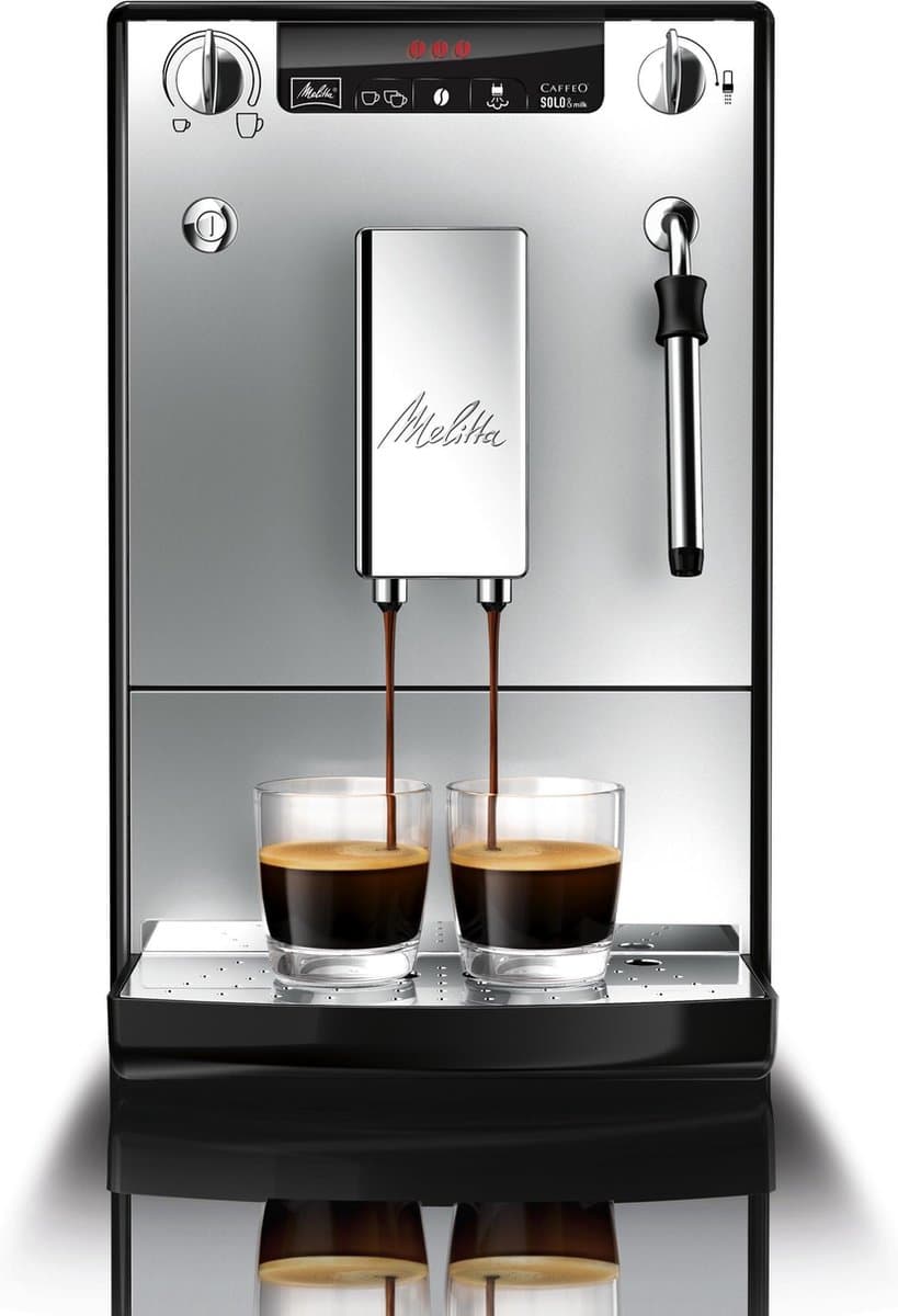 Melitta Caffeo Solo Milk - Volautomaat Espressomachine - Zwart/zilver — afbeelding 1