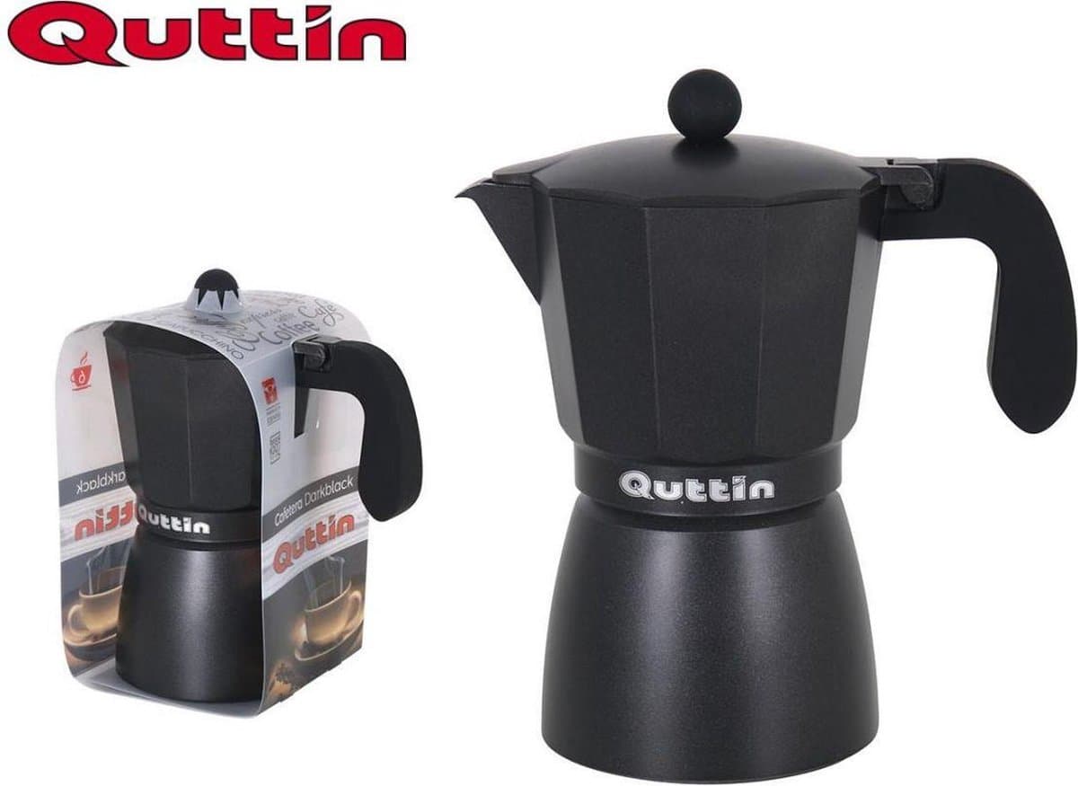 Quttin espresso maker - 6 kopjes - aluminium — afbeelding 1