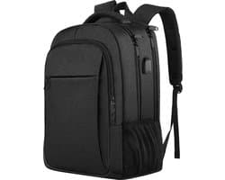 Igoods Rugzak - 15,6 inch - Laptop Rugtas - Waterafstotend - 28L - Zwart