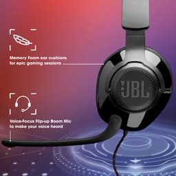 JBL Quantum 300 - Gaming Headset USB & 3.5 mm - JBL Quantum Surround via Quantum Engine - Over-ear met Afneembare Microfoon - PC, PlayStation & Xbox - Zwart — thumbnail 5
