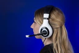 Bigben Stereo Gaming Headset V1 - PS5/PS4 - Wit — thumbnail 4