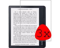 Screenprotector - 3 Stuks Folie - Geschikt voor Kobo Sage - Ultra Clear - Bescherm Folie - Soft TPU - Screen Protector