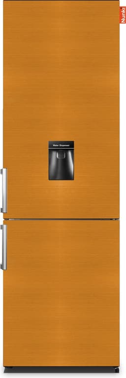 NUNKI LARGEH2O (Brushed Bronze All Sides) Combi Bottom Koelkast, E, 197+71l, Handle, Waterdispenser — thumbnail 1