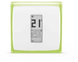 Netatmo Slimme Thermostaat Modulerend - Smart Thermostaat voor CV - Werkt met Google Home, Alexa & Apple Homekit - Draadloos - Wit