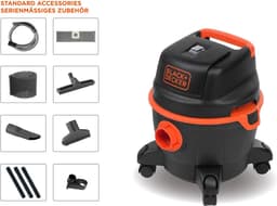BLACK+DECKER Ketelstofzuiger - Stofzuiger - nat en droog - 1200W -15 liter — thumbnail 3