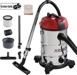 AREBOS Stofzuiger 1800W - Stofzuiger Zonder Zak - Stofzuiger met Zak - Vacuum Cleaner - Alleszuiger - Stof- en waterzuigers 30L — thumbnail 1