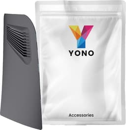 YONO Faceplate geschikt voor Playstation PS5 Disc Edition - Cover Plate - Skin - Behuizing - Accessoires - Zwart — thumbnail 4