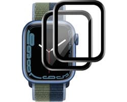 2x Screenprotector geschikt voor Apple Watch SE 40mm 2022 - Folie Screen Protector geschikt voor Apple Watch SE 44mm 2022