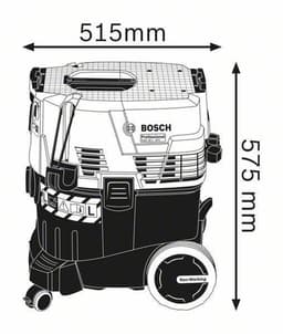 Bosch Professional GAS 35 L AFC Nat- en droogstofzuiger - 06019C32W0 — thumbnail 4