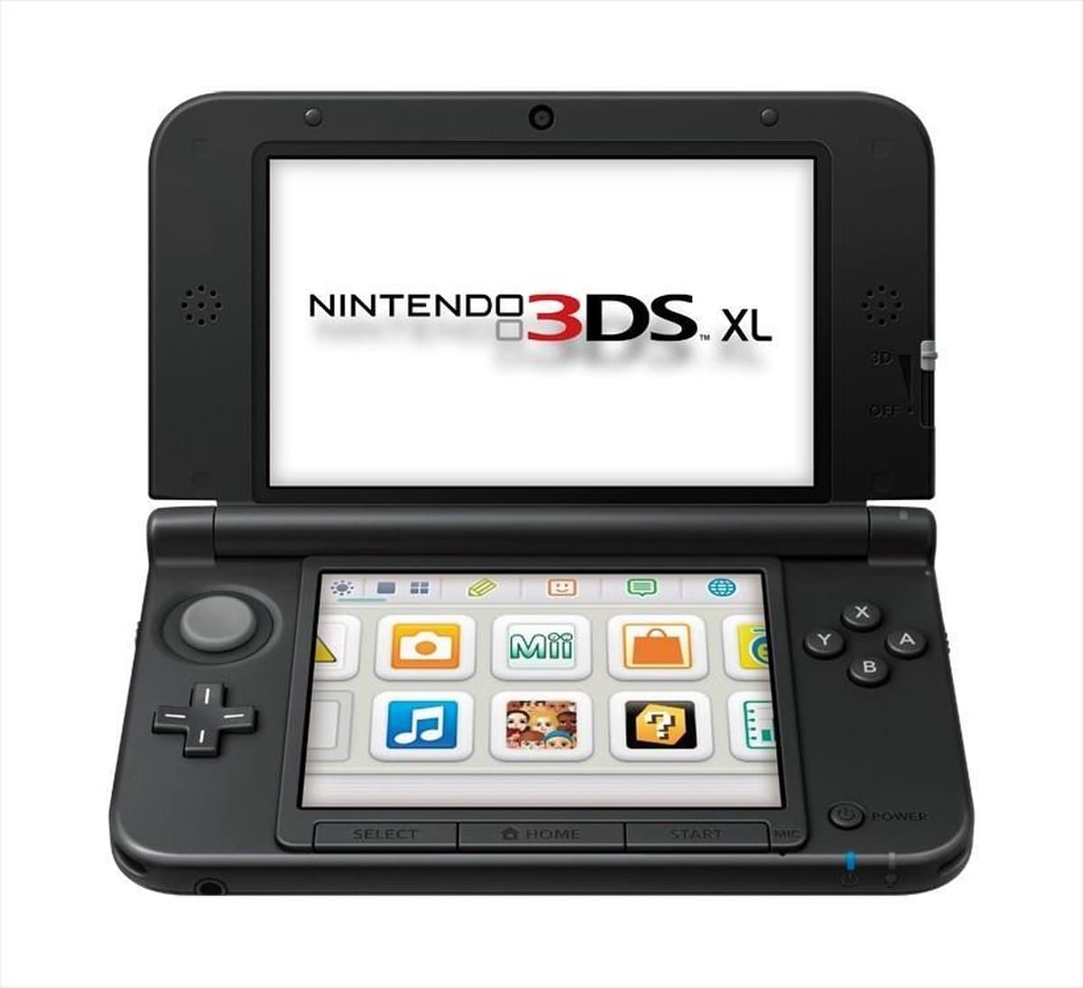 Nintendo 3DS XL draagbare game console Zwart, Zilver 12,4 cm (4.88'') Touchscreen Wi-Fi — afbeelding 1