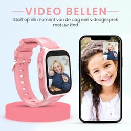 VUBIO 4G Kinder Smartwatch L2 - Incl. SIM - GPS - Videobellen - Roze — thumbnail 5