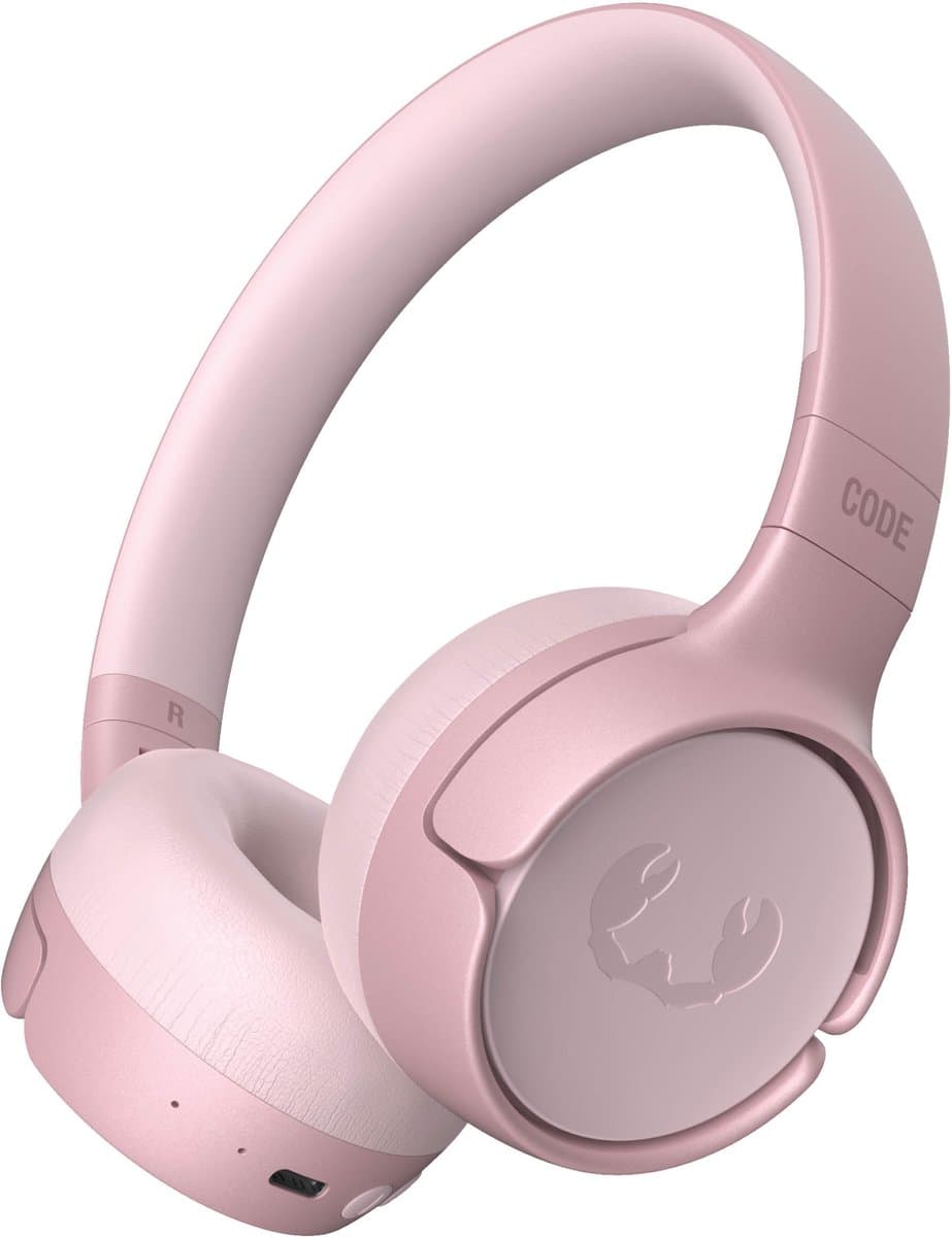 Fresh ‘n Rebel Code Fuse – Draadloze on-ear koptelefoon - Bluetooth - 30 uur Speeltijd - Pastel Pink — afbeelding 1