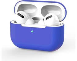 New Age Devi - Hoesje geschikt voor Apple AirPods Pro Hoesje in het Blauw - Uniek en Praktisch