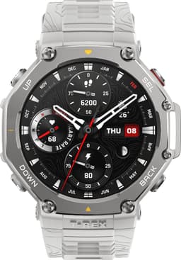 Amazfit T-Rex 3 3,81 cm (1,5 inch) AMOLED digitaal touchscreen 480 x 480 pixels roestvrij staal GPS — thumbnail 1