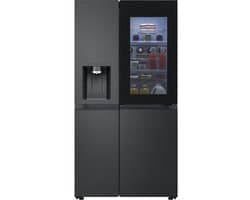LG Instaview GSXE90EVDD Amerikaans koelkast vrijstaand zwart