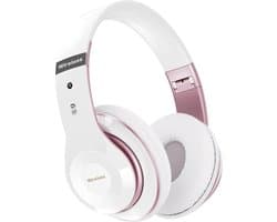 StayPowered Sound Hoofdtelefoon - Puur Geluid, Eindeloos Comfort - 6 EQ-Modi - 65 Uur Speeltijd - Bluetooth 5.3 - Ingebouwde HD-Microfoon - Dual-Modus - Superlicht & Verstelbaar - Wit - Levering Sneller dan Aangegeven!