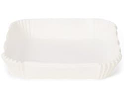 Patisse - Air Fryer Bakpapier, 50 stuks vierkante airfryer wegwerppapier voedselveilig perkament papier airfryer accessoires voor bakken braden koken (16 cm)