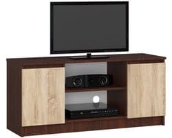 AKORD Furniture Factory OP0LRTVVENSON005, Wengé, 2 schappen, Mat, 2 deur(en), 400 mm, 1200 mm