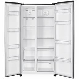 Heinner HSBS-HM532NFBKE++ Amerikaanse Side-by-Side Koelkast – 532 L – Full No Frost – LED Touch Display – Smart Eco Functie – Super Vriezen – Zwart – 5 Jaar Garantie — thumbnail 3