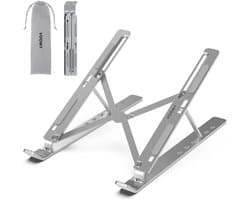 Voomy Office Laptop Standaard - Verstelbaar - Ergonomische Stand - Zilver