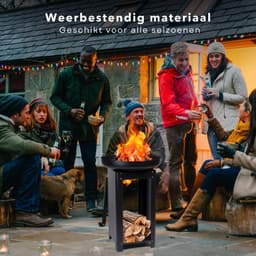 Cheqo® BBQ Vuurkorf - Teppanyaki Grillplaat - Buiten Koken - Stijlvol Design - Barbecue - Vuurkorf - Inclusief EBOOK — thumbnail 5
