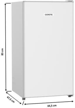 OCEANIC Tafelmodel koelkast | 90L | 37dB | | L44,5 x D47,5 x H85 cm | Wit | Energielabel E — thumbnail 3
