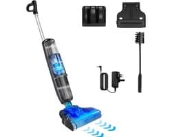 3-in-1 Draadloze Stofzuiger - Nat- & Droogstofzuiger - Zelfreinigend & Borstelloos - Voor Harde Vloeren & Dierenharen