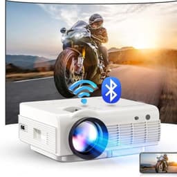 Luxe beamer - 4K ondersteuning projector - 5G/WiFi/Bluetooth - home cinema - 15000 Lumen — thumbnail 1