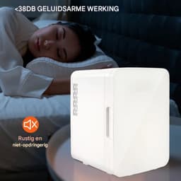 Minibar Koelkast - Voor Koelen en Verwarmen - Compact Wit Design - 9V/220V — thumbnail 4