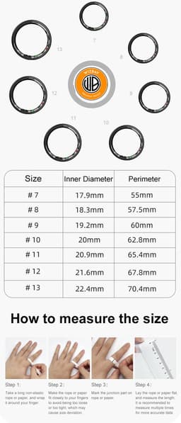WizBay Premium Select® Smart Ring Zilver - Hartslag, Slaap, Zuurstof - Multi Sport Modi - Oplaadcase - Maat 9 — thumbnail 3