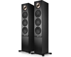 Teufel STEREO L 2 - Vloerstaande streaming speakers - Wifi, bluetooth - Coaxiaal chassis - Airplay 2, Google Cast, Tidal, Spotify Connect - Set van 2 - zwart