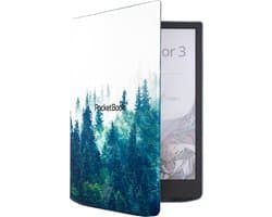 PocketBook - Flip Cover - Beschermhoes - InkPad 4 - Color 3 - Color 2 - Groen - Misty Forest Print