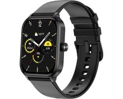 Knobbout 1.93" Smartwatch - Bluetooth belfunctie -Langzame ademhalingstraining- Bloeddrukmeting,Hartslagfunctie, Caloriemeting, Slaapmonitor, Afstandmeting, Bloedzuurstof analyse -100+sportmodi -Android en iOS- Grijs