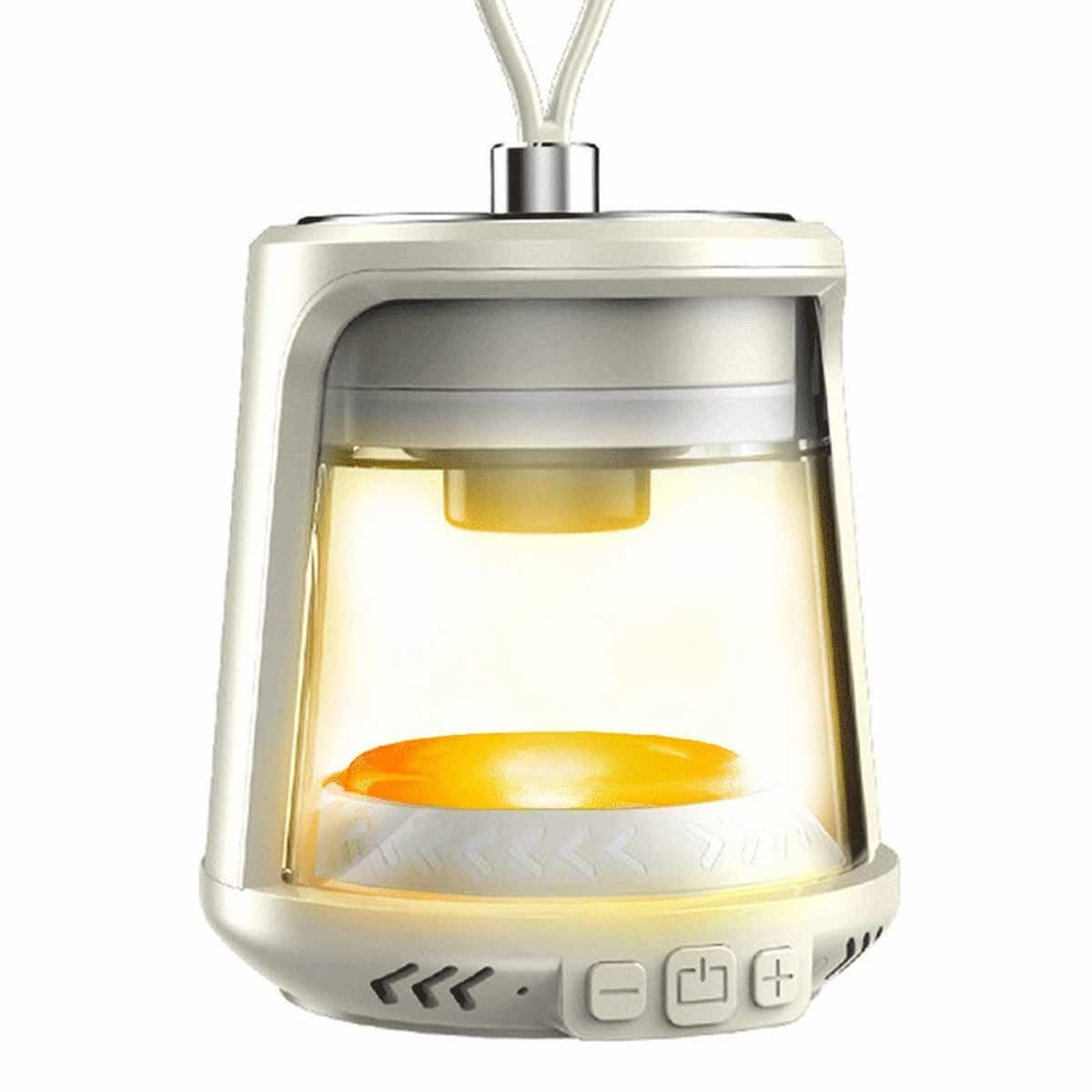 Meedeer Outdoor Bluetooth-luidspreker met licht-Draagbare Bluetooth Speaker-Portable speaker-outdoor luidspreker - outdoor zaklamp - waterdichte draadloze luidspreker voor terras, tuin, cadeau voor mannen en vrouwen - (Wit) — afbeelding 1