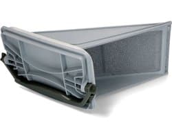 geschikt voor Bauknecht Whirlpool - Filter zeef pluizenfilter in deur - pluizenzeef droger wasdroger droogkast - 481010345281