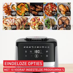 Tefal Easy Fry Silence Deluxe EY552D - Stille Airfryer - 5L - XL Formaat - Stil - Voor 6 Personen — thumbnail 4