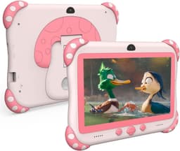 ApexArte® Kindertablet Vanaf 3 Jaar - Tablet Kinderen - Kinderspeelgoed - Roze — thumbnail 1