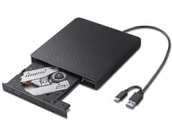 Externe DVD Speler - Windows en Mac - Optical Drive - Plug & Play - Externe DVD Speler en Brander - Voor Laptop