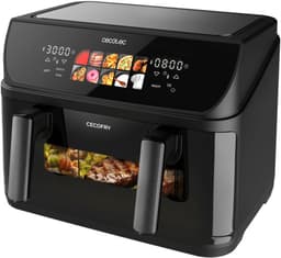 Cecotec Cecofry&Grill Duoheat 10000 Dubbel 10 l Vrijstaand 2800 W Heteluchtfriteuse Zwart — thumbnail 2