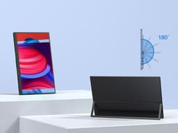 UPERFECT Portable Monitor 185E04 18.5" FHD 120Hz draagbaar monitor IPS 100% sRGB draagbaar scherm with Dual USB-C/VESA Mount,for Laptop/Switch/MacBook (VESA Mount ) — thumbnail 4