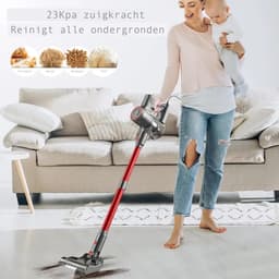 SteeFly® Steelstofzuiger Ysora 6-in-1 - Krachtig & zakloos - Draadloos multifunctioneel design - Lichtgewicht - Blauw/zilver — thumbnail 2