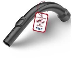 DEGG® - Pistoolgreep / Handgreep - Geschikt voor Miele - 35mm - Stofzuiger Onderdelen - Geschikt voor Miele Kliksysteem - Premium Kwaliteit