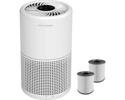 Erikssøn Luchtreiniger Prime - Met Hepa Filter 2x - 70 m3/u - Helpt Tegen Stof En Hooikoorts En Allergie - Air Purifier - Wit