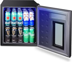 Husky KK50-BLAST-BK-NL-HU - Mini Koelkast - Barkoelkast - Drankenkoeler - Snel Koelen - Blast koelen functie - Zwart — thumbnail 3
