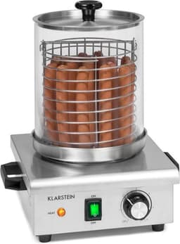 Klarstein Pro Worstfabriek 450 - Hotdog maker - 450W - 5 Liter - 30-100°C - glas - Roestvrij staal - Zilver,1L 5,6 kg - RVS - LED Thermostaat - Worstmachine - Worstapparaat - Sausage Maker - voor Snackbar — thumbnail 1