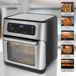 ProfiCook FR 1200 H  - Hetelucht friteuse - 11 liter - draaispit — thumbnail 1