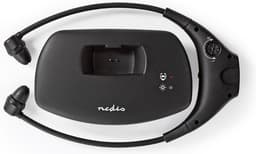 Nedis Draadloze TV-Koptelefoon - RF, frequentie 868 MHz - In-Ear - Batterij 1 werkingstijd standaard verbruik: 270 min - 35 m - Digitale Audio - Balanscontrole - Zwart — thumbnail 5